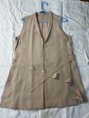 Eileen Fisher Women’s Petite Silk Sleeveless Wrap Top